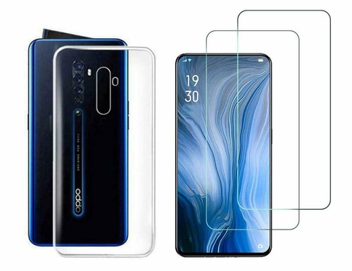OPPO A9 2020/ A5 2020/ Reno2 - 2 Vitre verre trempé film protection écran+ Coque - Photo 13/13