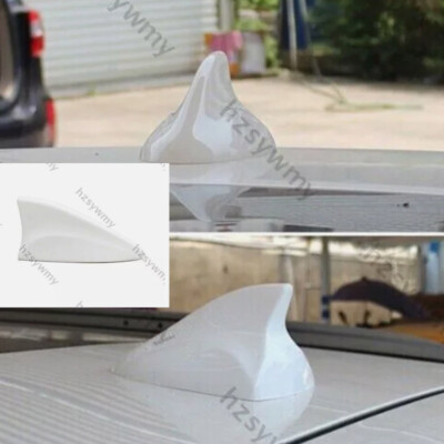 For Kia Sorento 2016-2020 White Exterior Shark Finet Antenna Cover Radio Trim