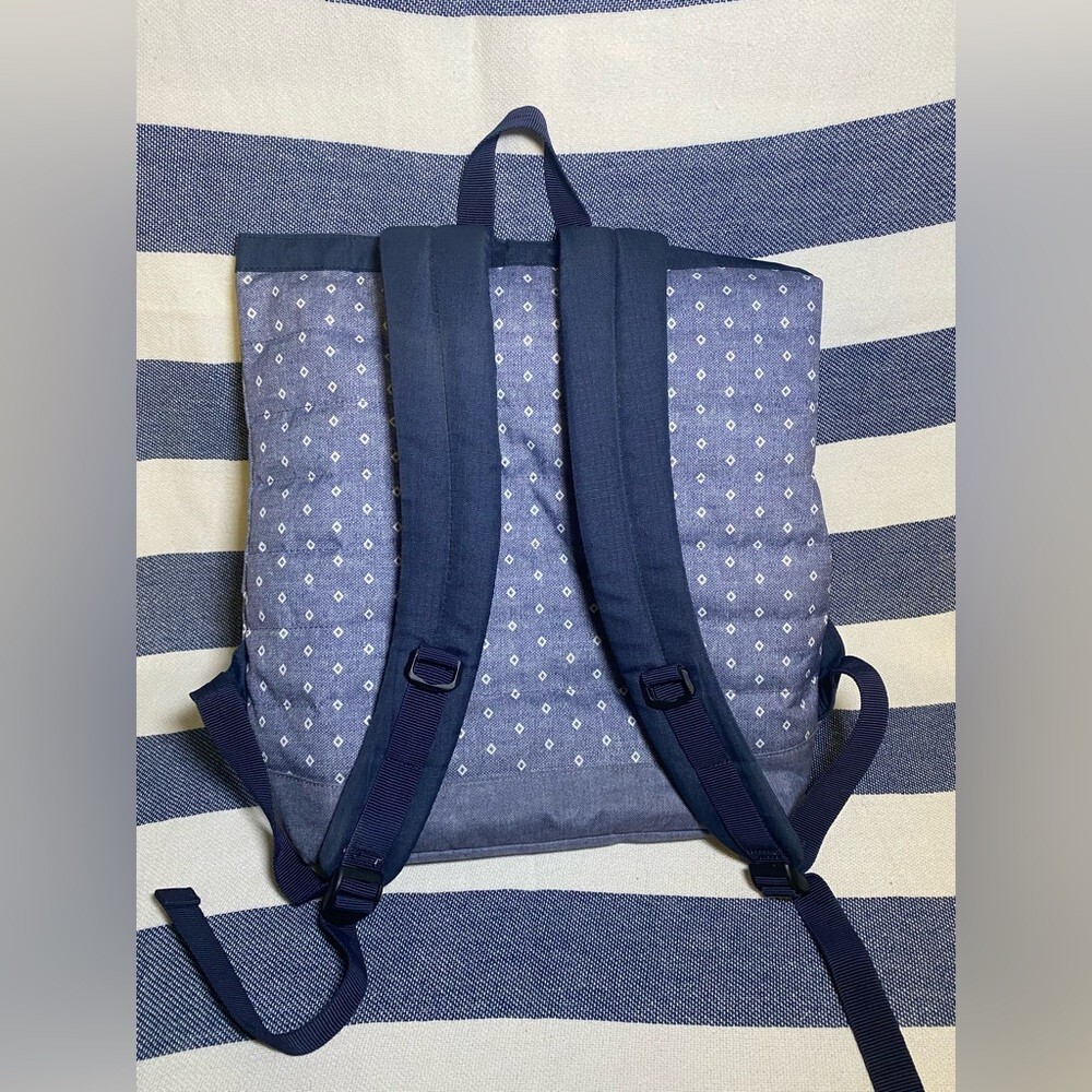 TOMS Fold Down Anti-Bullying Backpack Blue | eBay display picture 3