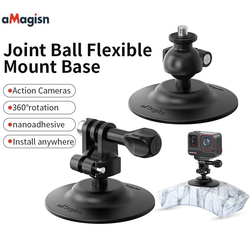 Magisn Flexible Ball Head Mount Adapter for DJI GoPro Insta360 Cameras  -image