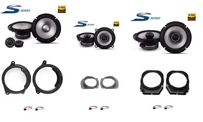 Set 8 Lautsprecher ALPINE S2 für Mercedes Serie W202 Vorne Und Pos