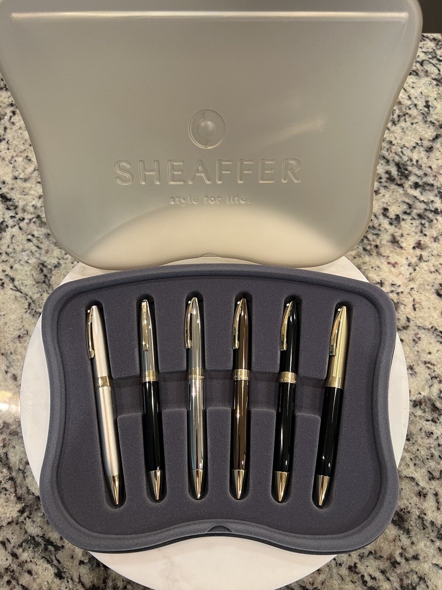 Late 1990s Sheaffer Legacy BPN Series Display, LOT OF SIX Pieces