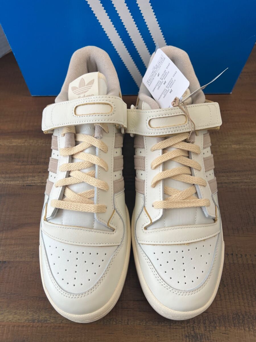 New Adidas Originals Forum 84 Low Men's Off White Sneakers New Adidas Originals Forum 84 Low Men's Off White Sneakers