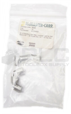 LOT OF 6 NEW McMASTER-CARR 91731A053 5/16-18 X 1/2-13 HD SS THREAD REPAIR INSERT