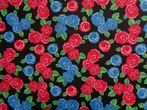 black rose crib sheet