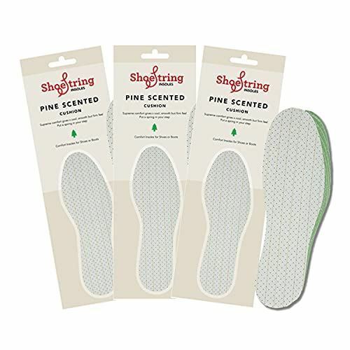 Pack of 3, Shoe String Pine Scented Comfort Insoles, Unisex - Afbeelding 1 van 14