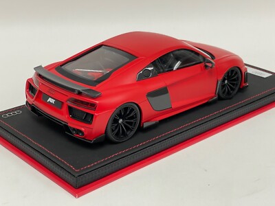 1/18 GT Spirit Audi R8 ABT from 2019 in Matte Red GT282 Leather