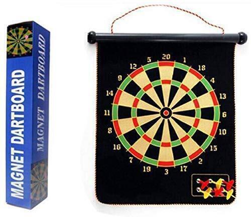 RAMAANI'S Multicolored Magnetic Dart Board 6pcs 12 Inch Magnetic Darts For Kids - Picture 1 of 6