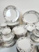Noritake Adagio 7237 Ivory China Dinner, Salad Plates, Teacup & More Replacement