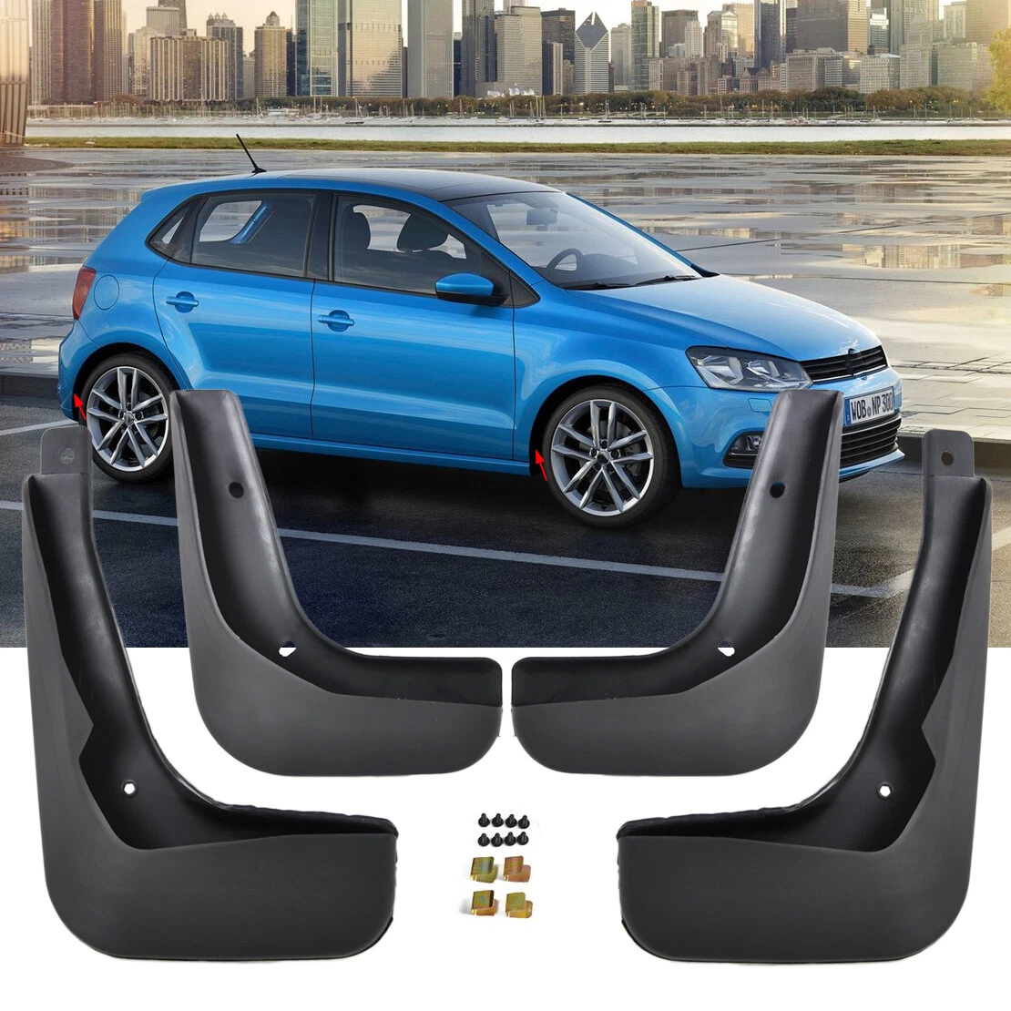 Vw polo 2024 6r mud flaps