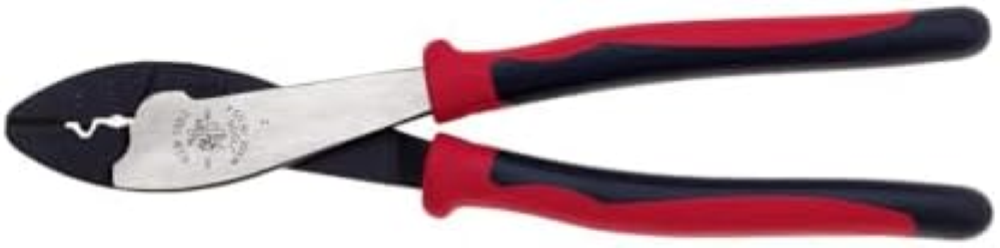 Klein Tools J1005 Journeyman Crimping/cutting Tool, rosso e nero