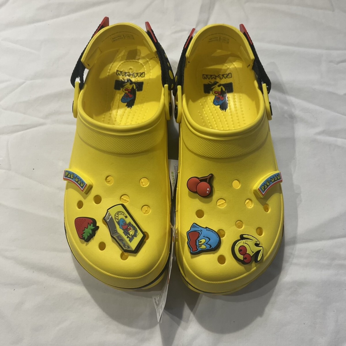 New Crocs Pac-Man All Terrain Clog Jibbitz Yellow Black 209322-7C1 Crocs Pac-Man All Terrain Clog Jibbitz Yellow Black Mens  main image 4