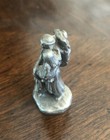 Rawcliffe Pewter Native American Woman & Children Figurine 771 Dated 1986 USA — photo 5
