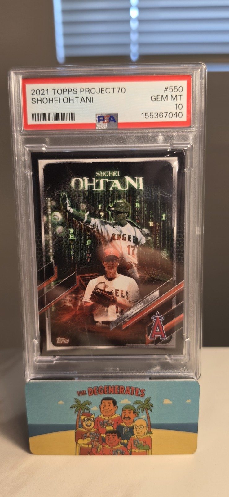 2021 Topps Project70 Shohei Ohtani #550 By The Shoe Surgeon PSA 10 💎🔥