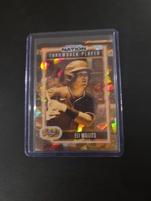   Eli Willits #TB-11 2026   Nation gold Ice Throwback Player 1/1 Nats