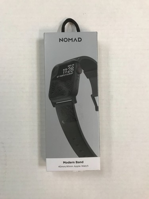 #ad NOMAD Modern Leather Band 41 40 mm Black For Apple Watch 9 8 7 SE 6 5 Fast📦 $26.99