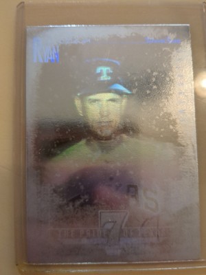 Nolan Ryan 1991 Field of Vision Silverstar Texas Rangers MLB Baseball Sport Card