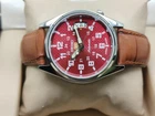 Seiko 5 Vintage Automatic Refurbished red Dial Japanese Men's Wrist Watch