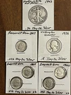 Standing Liberty Half Roosevelt Dimes Washington Quarter 90% Silver Coins