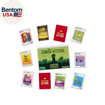 Zombie Kittens Card Game Exploding Kittens Party Game 2-5 Players