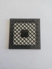 LEGO Black Plate, Modified 8 x 8 with Grille, Part 4151
