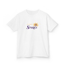 YOUTH Los Angeles Sparks T Shirt WNBA Basketball Palm Tree  Multi Color