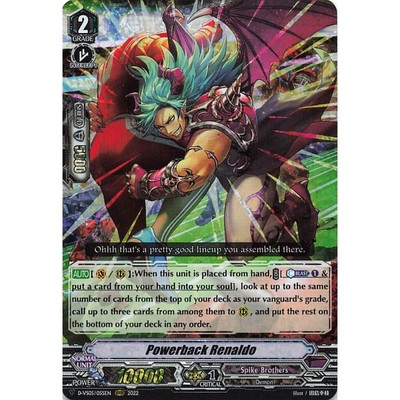 Vanguard TCG card D-VS05/055EN RRR Powerback Renaldo V Clan Collection Vol.5