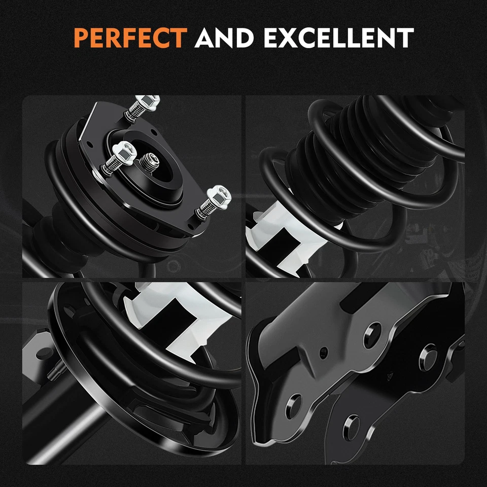 Conjunto completo de resortes y amortiguadores de puntal para Ford Fiesta 2010-2013 (4) Foto 4 de 4