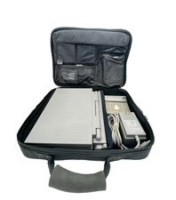 Vintage Apple Macintosh Powerbook 170 M5409 w/ AC Adapter, Battery Charger, Case