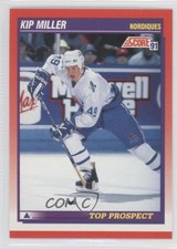 1991-92 Score Canadian Top Prospect Bilingual Kip Miller #274 8a7