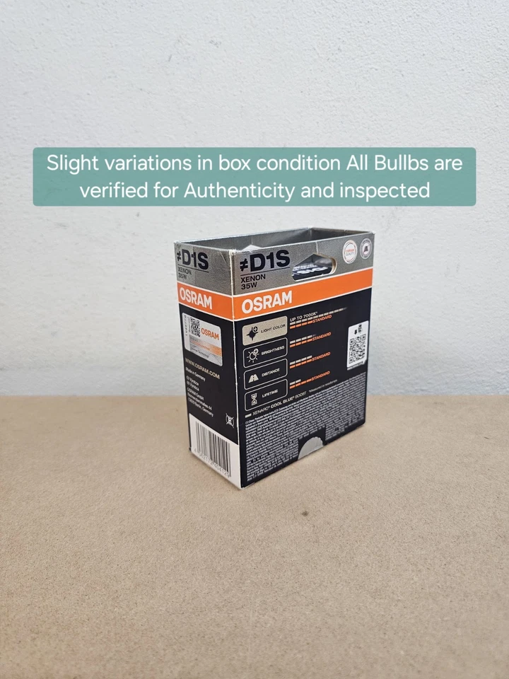 D1S OSRAM 66140CBB COOL BLUE BOOST HID BULBS (2 PACK) - Image 3 of 4