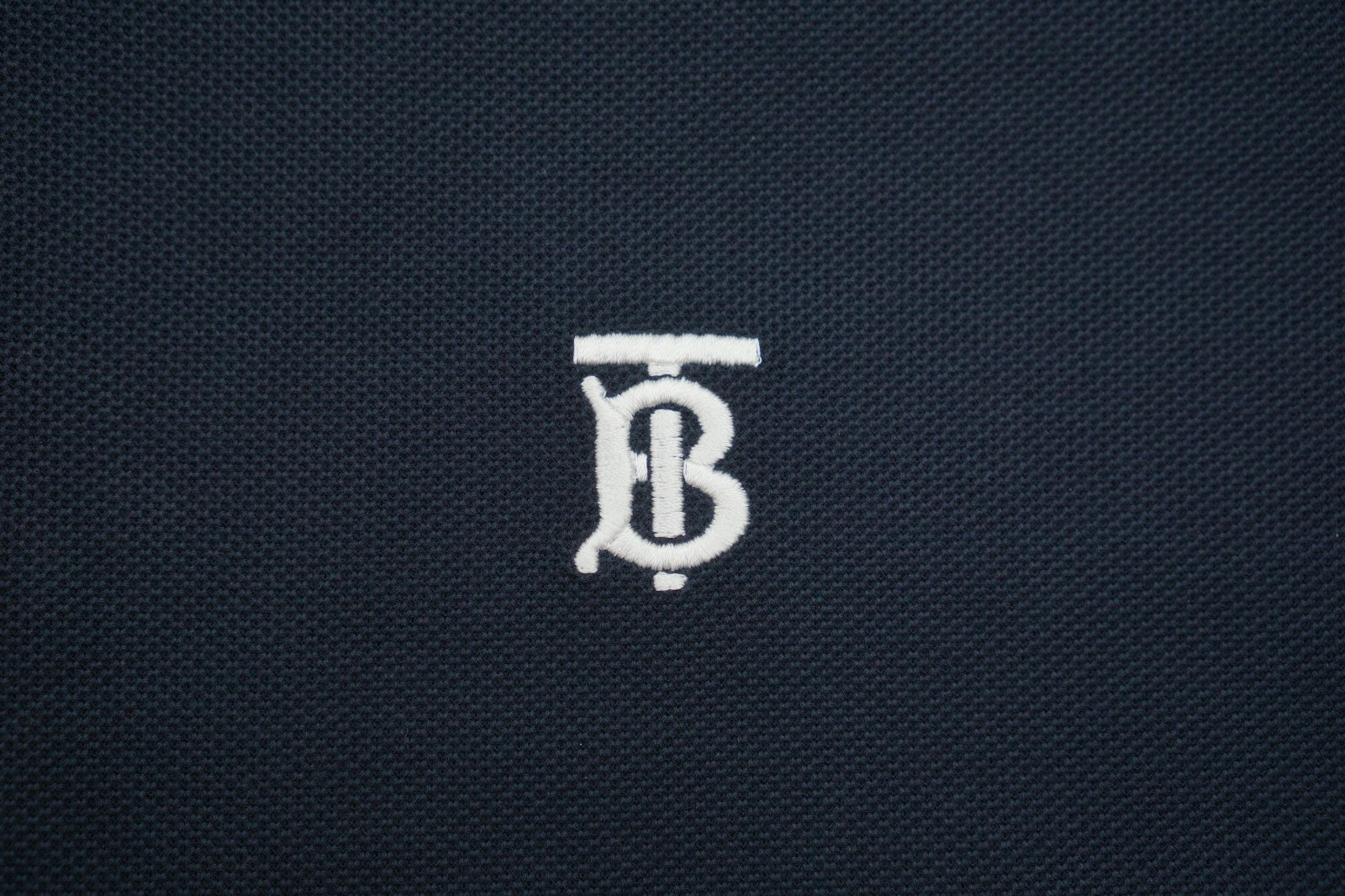 Men Burberry Polo Shirt Pullover Walton Navy Blue Size US48 3XL XXXL image 7