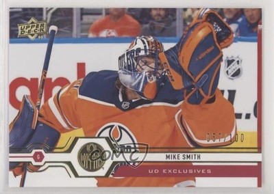 2019-20 Upper Deck UD Exclusives 57/100 Mike Smith #437 0a6