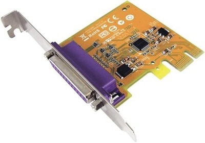 SUNIX PAR6408A PCIe Karte mit Anschluss Parallel IEEE1284 LPT, DB-25, Low Profil