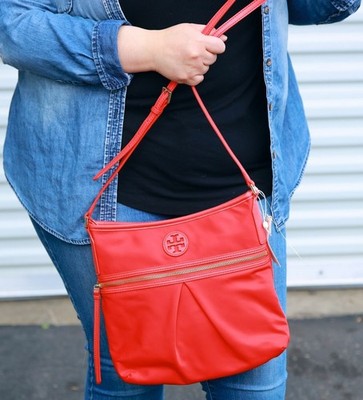 Tory Burch Ella Nylon Swing Pack Messenger Crossbody Bag  display picture 1