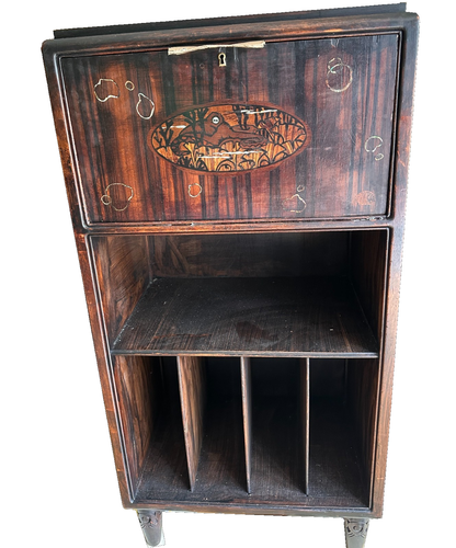 Rare meuble à partitions estampillé MAJORELLE NANCY  époque Art déco - Afbeelding 1 van 15