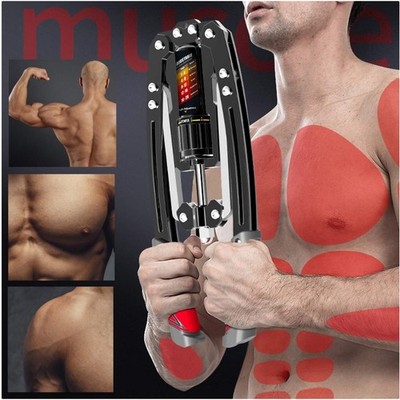 Chest Expander with 440lbs Tension - Arm Exercise Equipment