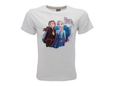 Original Frozen 2 T-Shirt Anna and Elsa White Shirt Disney Novelty