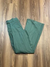 True vintage 1970s green flared pants. 12.5  leg opening, 30  waist, 38  inseam