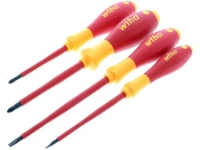 Wiha 32090 - Insulated Cushion Grip Slotted Screwdriver 3.5 4.5mm Phillips #1