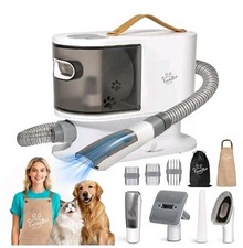 Dog Grooming Vacuum, Dog Grooming Kit 12kPa Suction Hair Remover Low Noise...