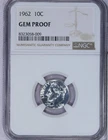 1962 Roosevelt Dime 10c NGC Gem Proof