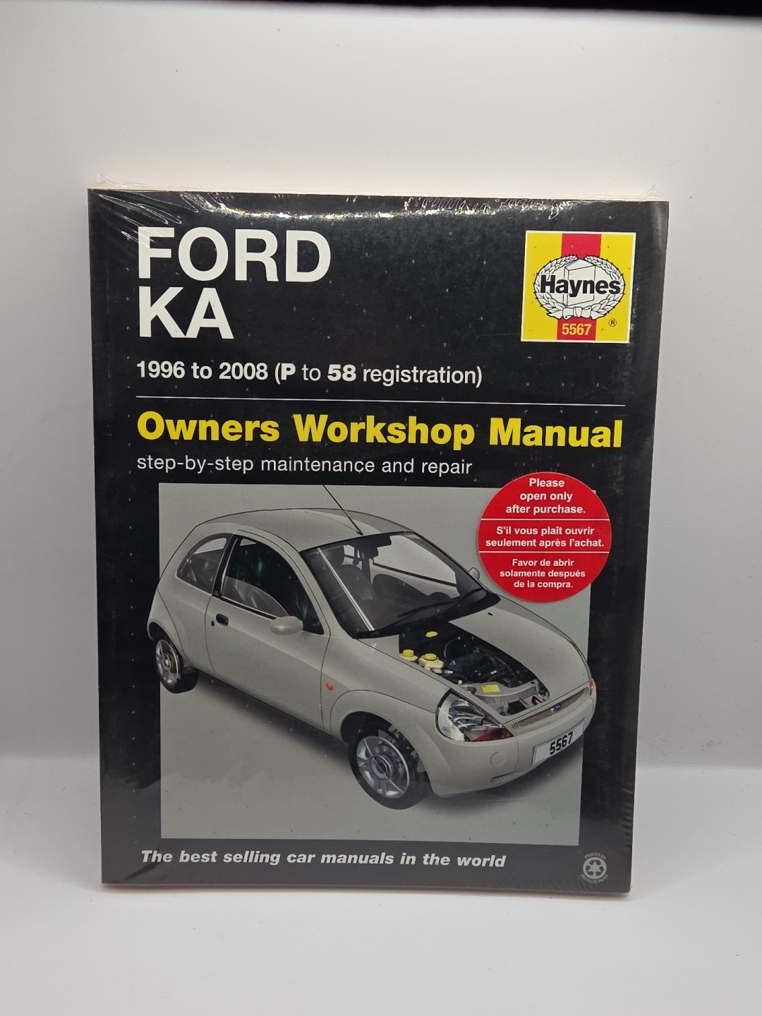 Ford Ka (96 - 08) Haynes Repair Manual, Anon, NEW