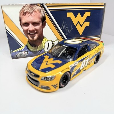 2017 TRAVIS BRADEN #01 West Virginia University 1/24 Autographed ARCA Promo