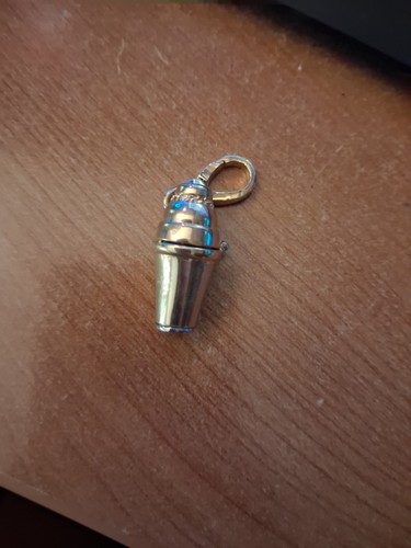 Juicy Couture Gold Cocktail Drink Shaker Charm
