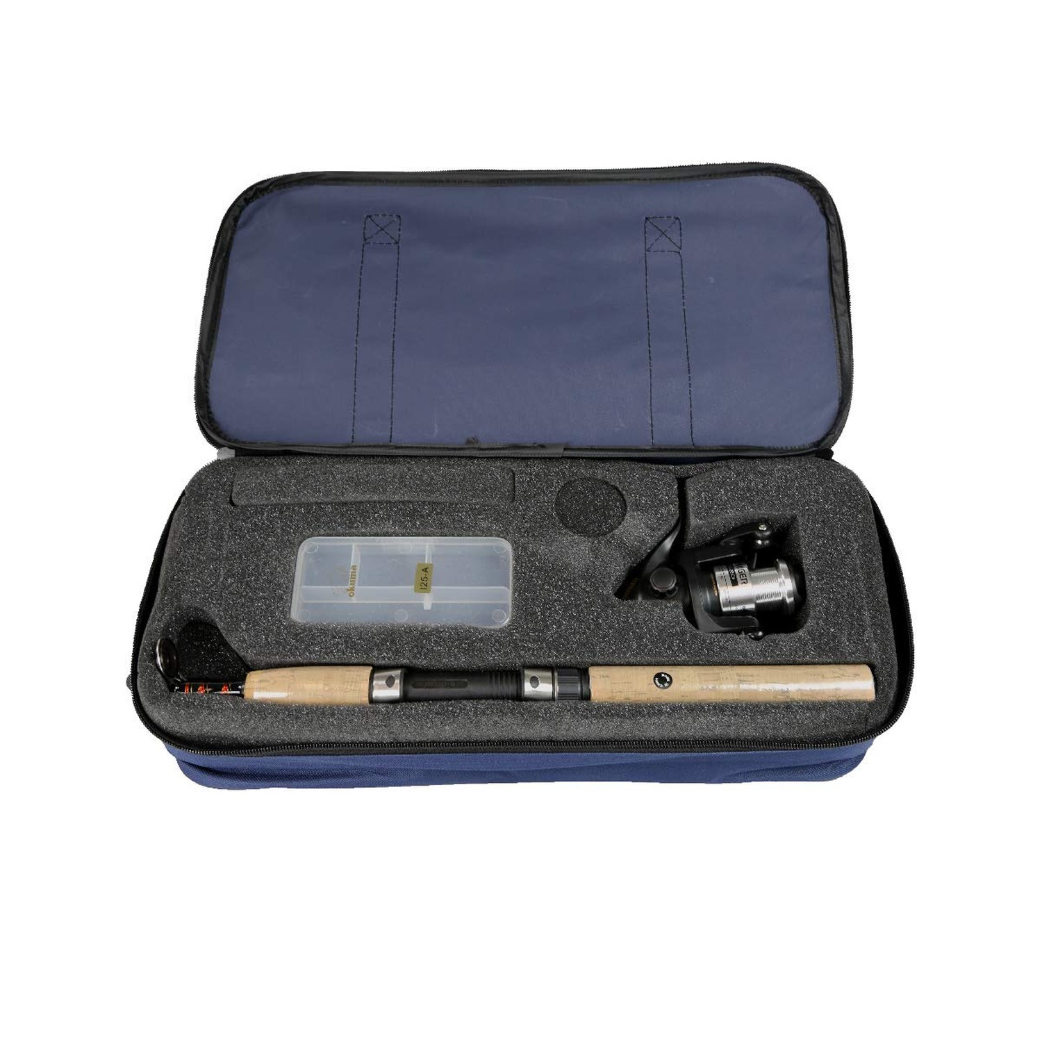 Okuma Voyager Spinning Freshwater Travel Kit, VS-605-20, Blue