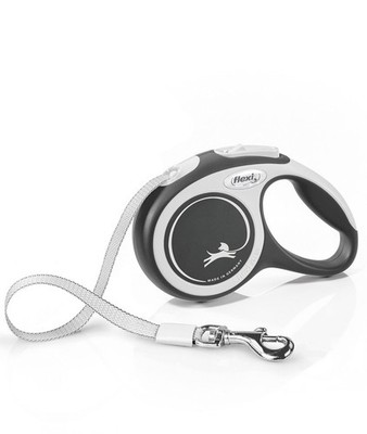 Ausziehbare Gurtbandleine Flexi New Comfort tape ergonomisch verstellbarer Griff