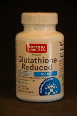 Jarrow Formulas Gluthione Reduced 500mg 60 Veggie Capsules Antioxidant