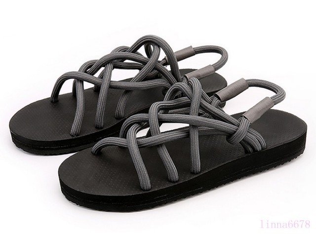 woven rope sandals