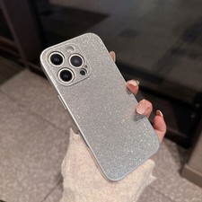 Fashion Glitter Hybrid Case Bling Back Cover For iPhone 16 Pro Max 15 14 13 12